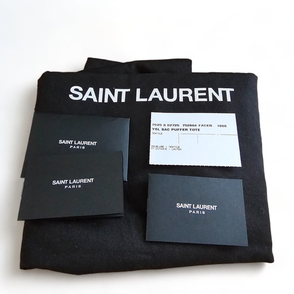 Saint Laurent Puffer Quilted Tote $2290 - Picture 7 of 7